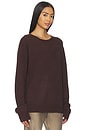 view 2 of 4 James Cashmere Sweater in Espresso