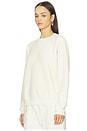 view 2 of 4 Classic Reverse French Terry Crew Sweatshirt in Cream
