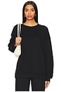 view 1 of 4 Oversized Crewneck Sweatshirt in Black