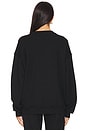 view 3 of 4 Oversized Crewneck Sweatshirt in Black