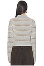 view 3 of 4 Barrett Sweater in Heather Grey Stripe