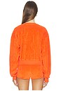 view 3 of 4 SWEAT CROPPED ENCOLURE V in Papaya