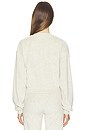 view 3 of 4 SWEAT CROPPED ENCOLURE V in Light Heather Grey