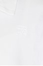 view 6 of 5 French Terry Cropped Polo Sweatshirt in White