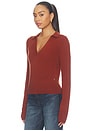 view 2 of 5 Vance Cashmere Sweater in Rust