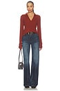 view 5 of 5 Vance Cashmere Sweater in Rust