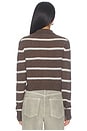 view 4 of 4 Barrett Sweater in Mushroom Stripe