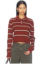 view 1 of 4 Barrett Sweater in Rust Stripe