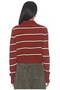 view 4 of 4 Barrett Sweater in Rust Stripe