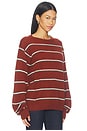 view 2 of 4 James Sweater in Rust Stripe