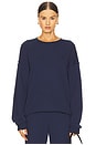 view 1 of 5 Oversized Crewneck Sweatshirt in Navy