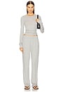 view 5 of 6 Lounge Pant in Heather Grey