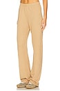 view 3 of 6 Straight Leg French Terry Sweatpant in Taupe