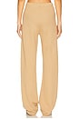 view 4 of 6 Straight Leg French Terry Sweatpant in Taupe