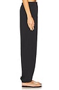 view 2 of 6 Boyfriend Lightweight French Terry Pocket Sweatpant in Faded Black