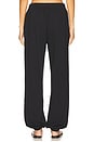 view 4 of 6 Boyfriend Lightweight French Terry Pocket Sweatpant in Faded Black