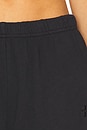 view 6 of 6 Boyfriend Lightweight French Terry Pocket Sweatpant in Faded Black