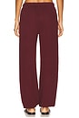 view 4 of 6 Boyfriend Lightweight French Terry Pocket Sweatpant in Oxblood