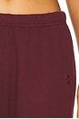 view 6 of 6 Boyfriend Lightweight French Terry Pocket Sweatpant in Oxblood