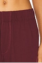 view 6 of 6 Lounge Cotton Modal Pant in Oxblood