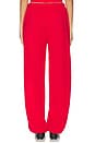 view 4 of 6 Boyfriend Pocket Sweatpant in Rouge