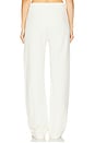 view 4 of 6 Straight Leg Sweatpant in Cream
