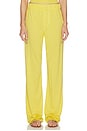 view 1 of 6 Butter Rib High Lounge Pant in Saffron