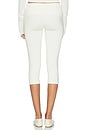 view 4 of 6 Foldover Capri Legging in Ivory