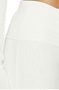 view 6 of 6 Foldover Capri Legging in Ivory
