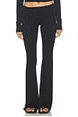 view 1 of 6 Foldover Flare Pant in Black