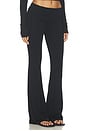 view 2 of 6 Foldover Flare Pant in Black
