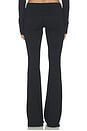 view 4 of 6 Foldover Flare Pant in Black