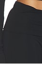 view 6 of 6 Foldover Flare Pant in Black