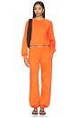 view 5 of 6 Boyfriend Pocket Sweatpant in Papaya