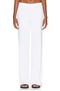 view 1 of 6 Butter Rib Easy Lounge Pant in White