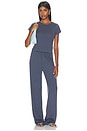 view 5 of 6 Cotton Lounge Pant in Washed Navy