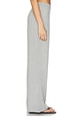 view 4 of 7 Cotton Cashmere Wide Leg Lounge Pant in Grey