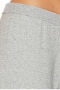 view 7 of 7 Cotton Cashmere Wide Leg Lounge Pant in Grey