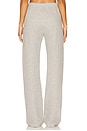view 4 of 6 CALÇA DE MOLETOM RETA in Heather Grey