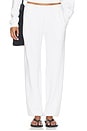 view 1 of 7 French Terry Boyfriend Pocket Sweatpant in White