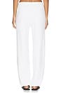 view 6 of 7 French Terry Boyfriend Pocket Sweatpant in White