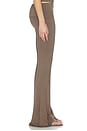 view 4 of 6 Soft Jersey Foldover Flare Pant in Mushroom