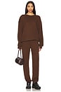 view 5 of 6 Classic Sweatpant in Chocolate