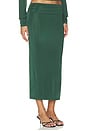view 2 of 6 Elsa Liquid Jersey Midi Skirt in Forest