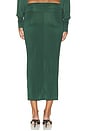 view 5 of 6 Elsa Liquid Jersey Midi Skirt in Forest