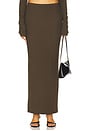 view 1 of 6 EMMA マキシスカート in Moss
