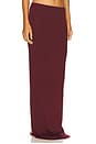 view 2 of 6 Maxi Soft Jersey Skirt in Oxblood