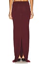 view 4 of 6 Maxi Soft Jersey Skirt in Oxblood