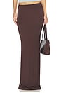 view 1 of 6 Maxi Soft Jersey Skirt in Espresso