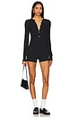 view 1 of 3 Thermal Romper in Black